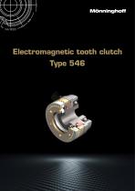 Electromagnetic tooth clutch Type 546