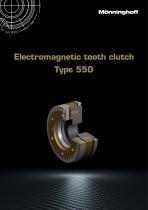 Electromagnetic tooth clutch Type 550