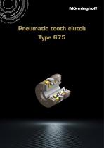 Pneumatic tooth clutch Type 675