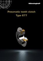 Pneumatic tooth clutch Type 677