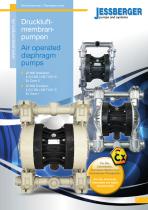 Air operated diaphragm pumps of series JP-800