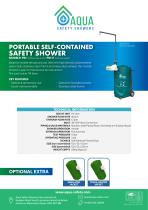 PORTABLE SELF-CONTAINED SAFETY SHOWER