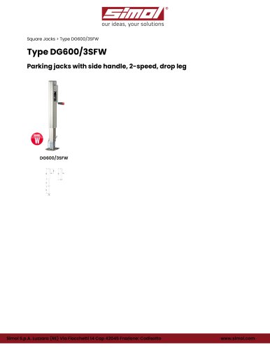 Type DG600/3SFW