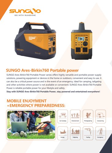 SUNGO Ares-Birkin760 Portable power