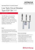 Live Tank Circuit Breaker Type EDF SK 1-1