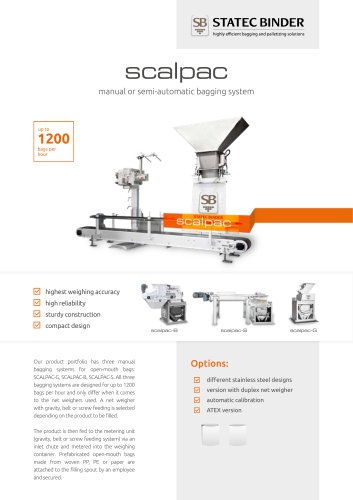 Datasheet scalpac