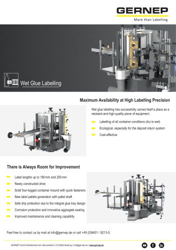 Wet Glue Labelling