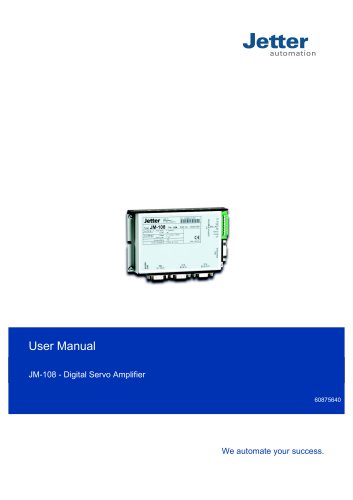 JM-108 - Digital Servo Amplifier