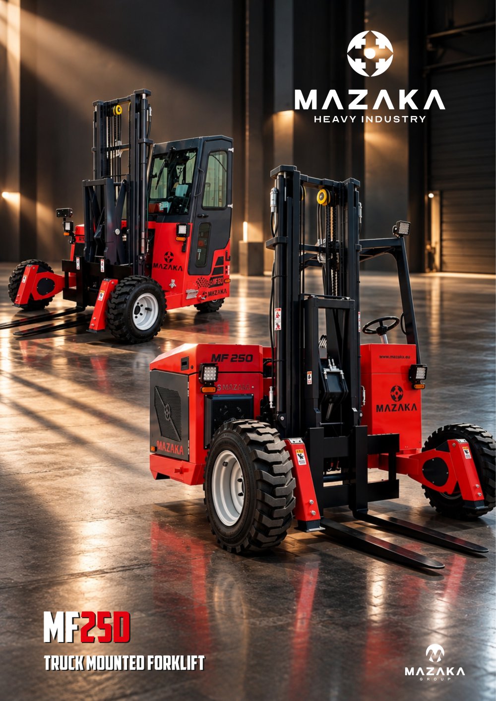MF25 Truck-Mounted Forklift - Mazaka Makina San.Ve Tic. LTD. Sti