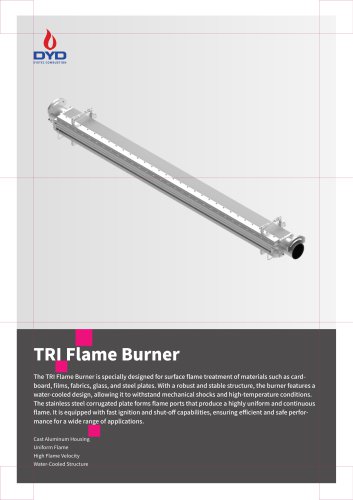 DYDTEC Linear Burner for Surface Flame Treatment-TRI Series