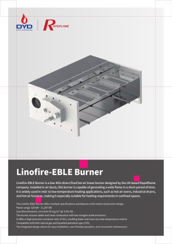 DYDTEC Low NOx Duct Burners for Drying-Linofire EBLE Series