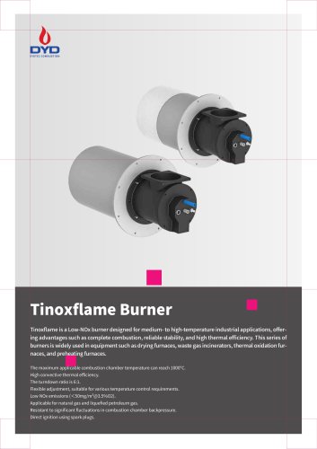 DYDTEC Low Nox Industrial Burners for Furnace-Tinoxflame Series