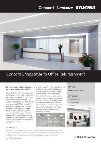 Concord Brings Style to Office Refurbishment