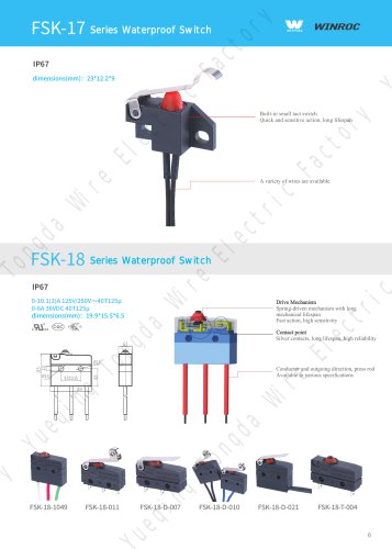 Waterproof Micro Switch