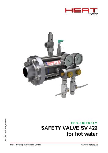 hot water safety shut off valve SV422