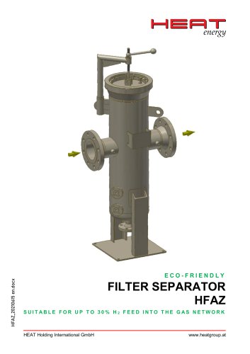 vertical filter seperator HFAZ