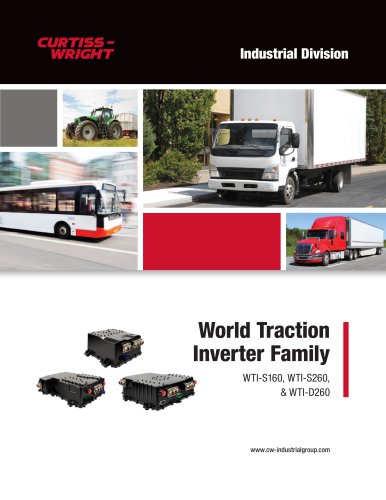 World Traction Inverter Family WTI-S160, WTI-S260,  & WTI-D260