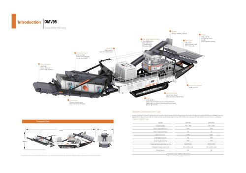 DM Tracked Mobile VSI Crusher DMV 95