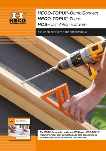 HECO-TOPIX®-CC, HECO-TOPIX®-Therm, HCS-software brochure