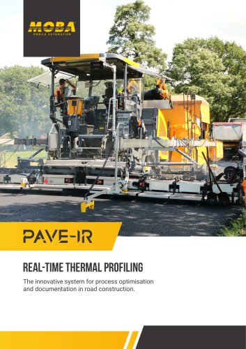 MOBA Pave-IR Paving Quality Systems