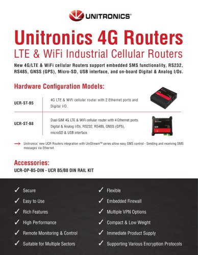 Unitronics 4G Routers