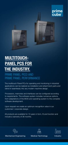 MULTITOUCHPANEL PCS FOR THE INDUSTRY