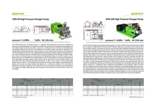High Pressure Plunger Pump