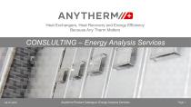 Anytherm Energy Analysis Services (Energy Consumption, Efficiency and Saving Measures, CO2 Redctions)