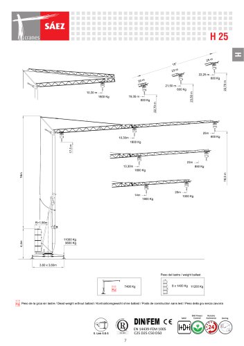 Hydraulic SELF-ERECTING H 25