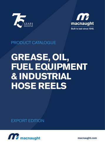 GREASE, OIL,  FUEL EQUIPMENT  & INDUSTRIAL  HOSE REELS