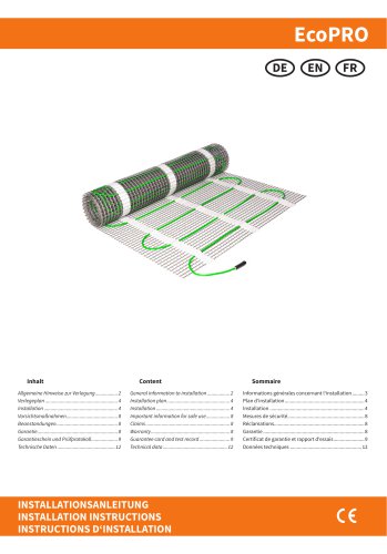 Installation manual EcoPro