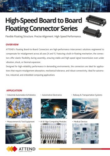 High-Speed Board to Board Floating Connector