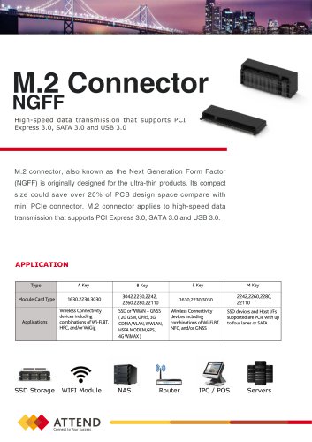 M.2 Connector NGFF