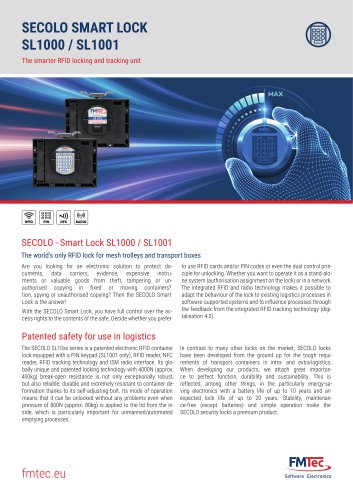 SECOLO SMART LOCK