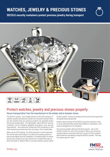 WATCHES, JEWELRY & PRECIOUS STONES