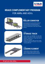 KRAUS complementary program for AMRs and AGVs
