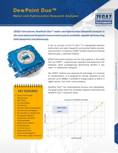 Dewpoint Duo Dewpoint analyzer