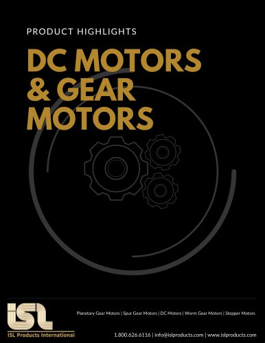 DC Motor & Gear Motors