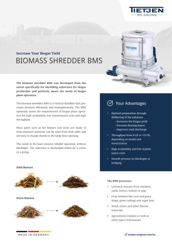 BIOMASS SHREDDER BMS