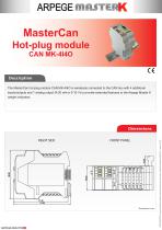 MasterCan Hot-plug module CAN MK-4I4O