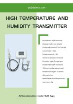 Anti-condensation type high-temperature temperature and humidity transmitter DB442-141