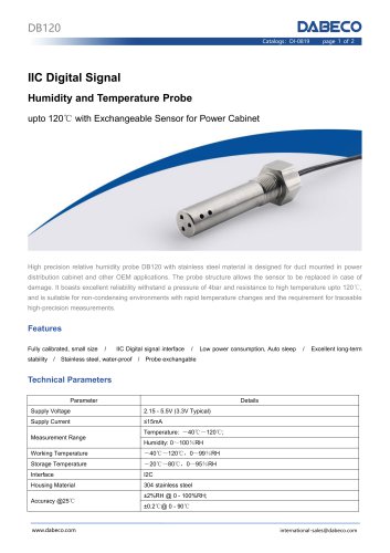 Humidity Probe DB120
