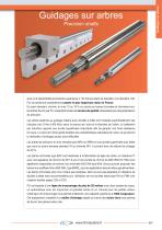 FLI Precision shafts and shafts supports