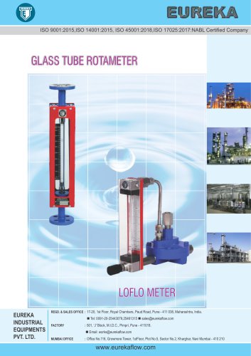 GLASS TUBE ROTAMETER