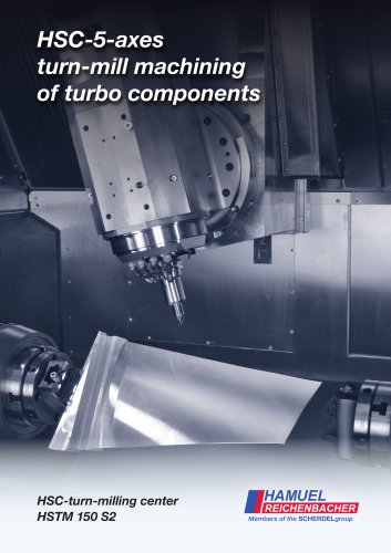 HSC-5-axes turn-mill machining of turbo components