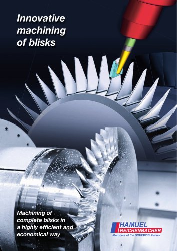 Innovative machining of blisks