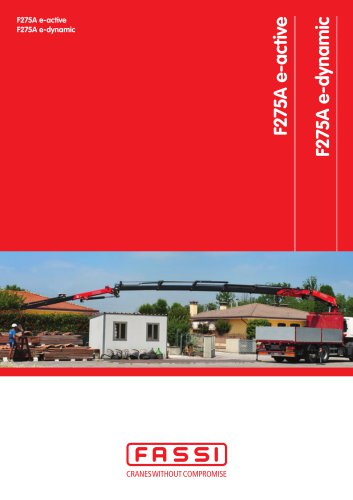 F275A e-active Fassi Loader Crane