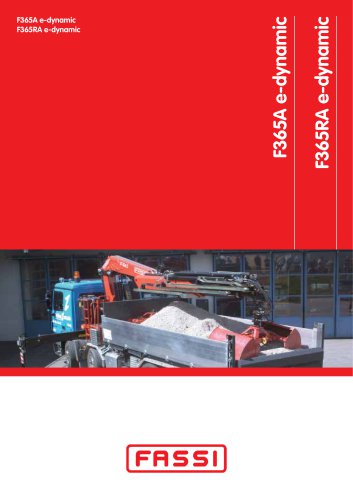 F365A e-dynamic Fassi loader crane