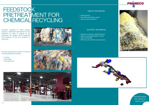 FEEDSTOCK PRETREATMENT FOR CHEMICAL RECYCLING