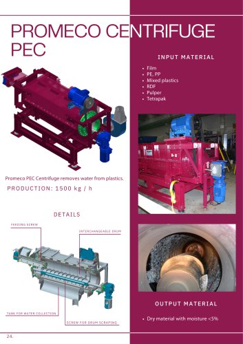 PROMECO CENTRIFUGE  PEC